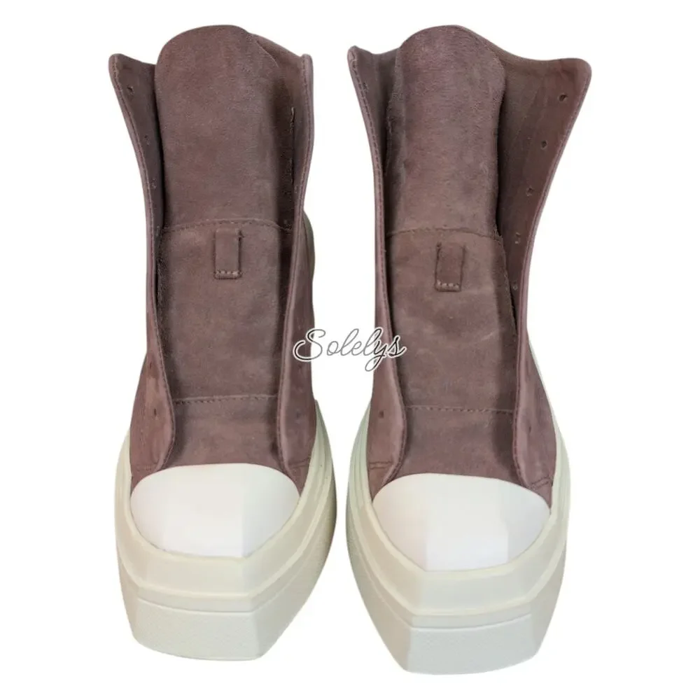 Converse Chuck 70 De Luxe Wedge Platform Suede Nubuck Bear Nap Miso Brown 7.5